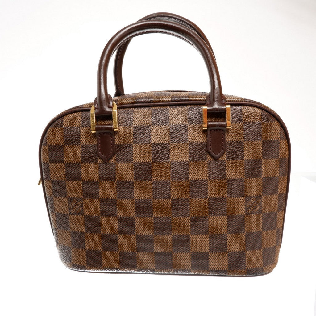 Louis Vuitton Damier Ebene Canvas Leather Mini Sarria Bag