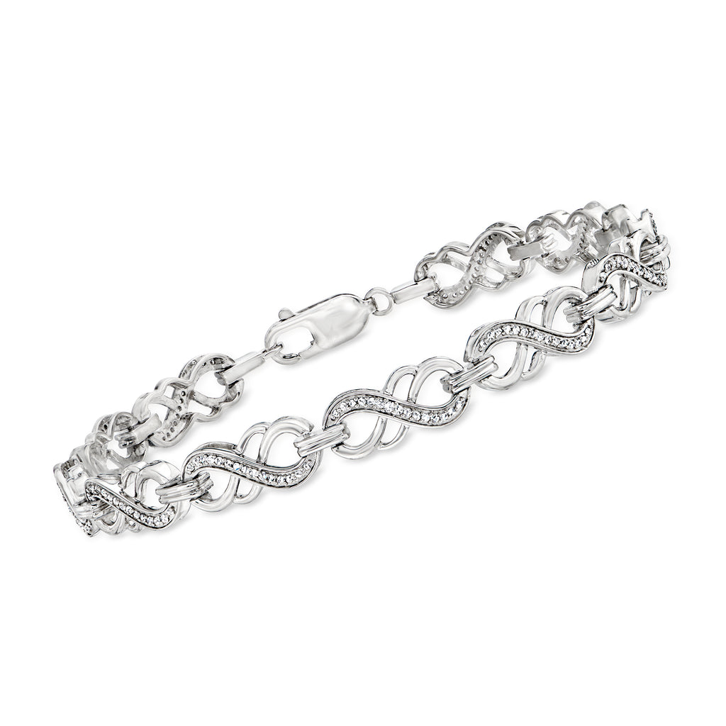 Bezel Emerald Ballier Bracelet- Clear- Silver Luv Aj - Premium Quality at  Cheap Prices