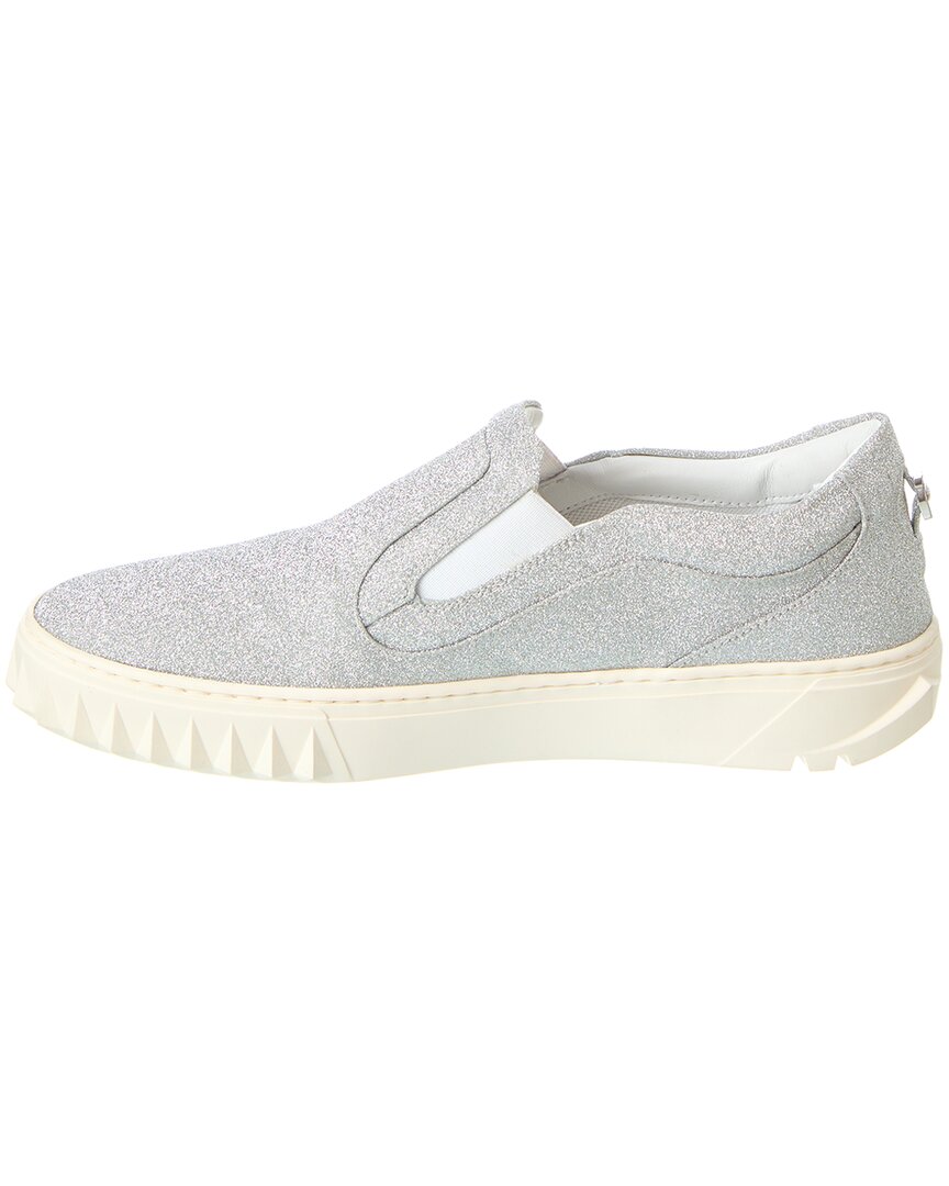 Ferragamo Momo Glitter Slip-On Sneaker