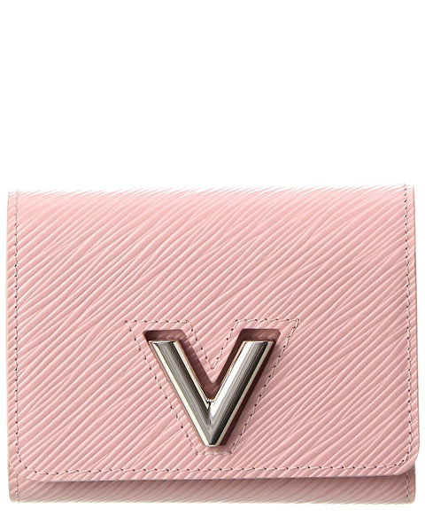 Louis Vuitton Pink Epi Leather Compact Wallet (authentic Pre-owned
