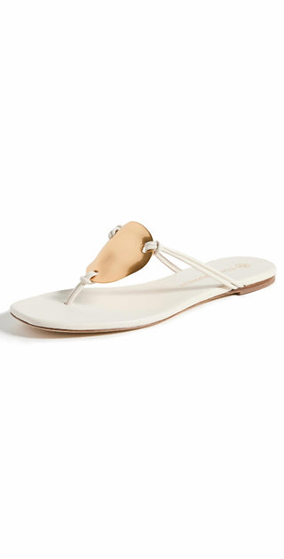 TORY BURCH Pato Thong Sandal In New Ivory | Shop Premium Outlets