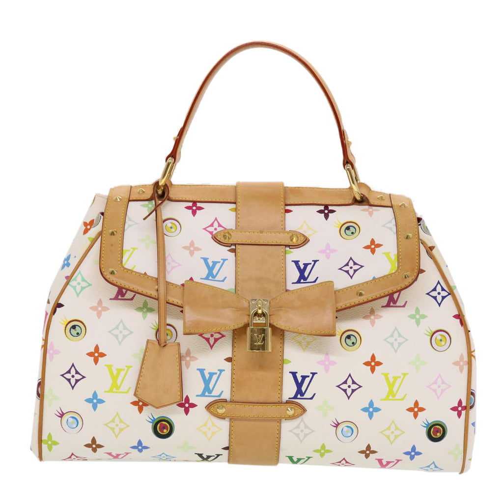 Louis Vuitton Eye Love You Pink Canvas Handbag (Pre-Owned)
