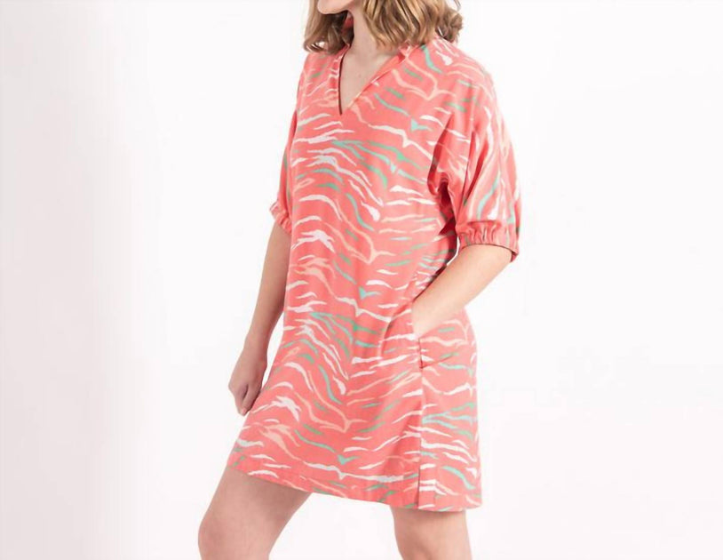 Emily McCarthy Poppy Dress In Tiger | Shop Premium Outlets