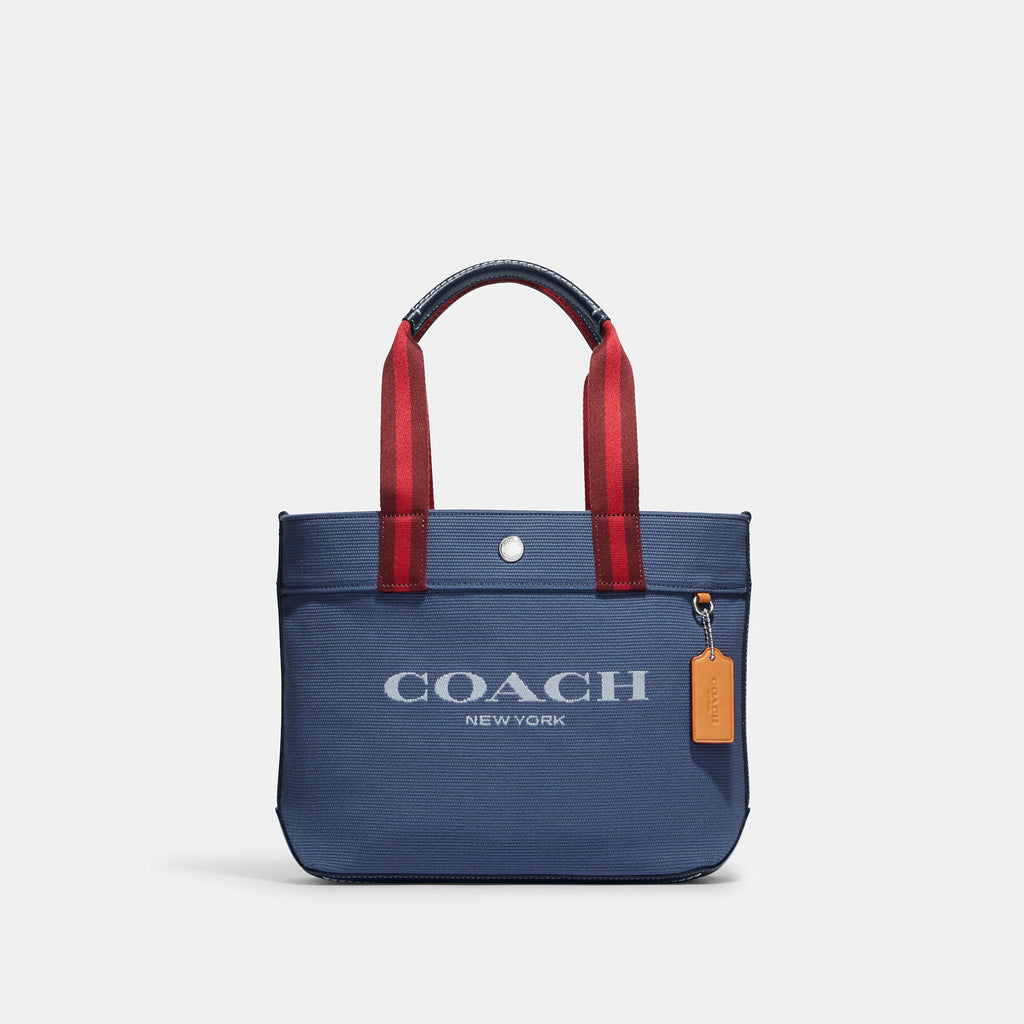 New COACH 27 IN Colorblock In Horse &Carriage Leather Tote Bag $328.00  Authentic