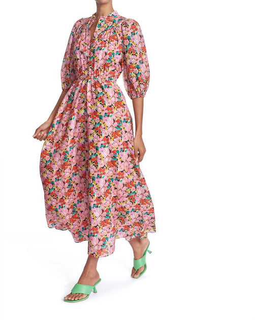COREY LYNN CALTER Farren Dress In Bold Blooms | Shop Premium Outlets