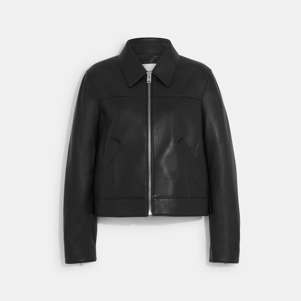 ADULT LV Denim Jacket w/ Detachable Faux-Fur Collar
