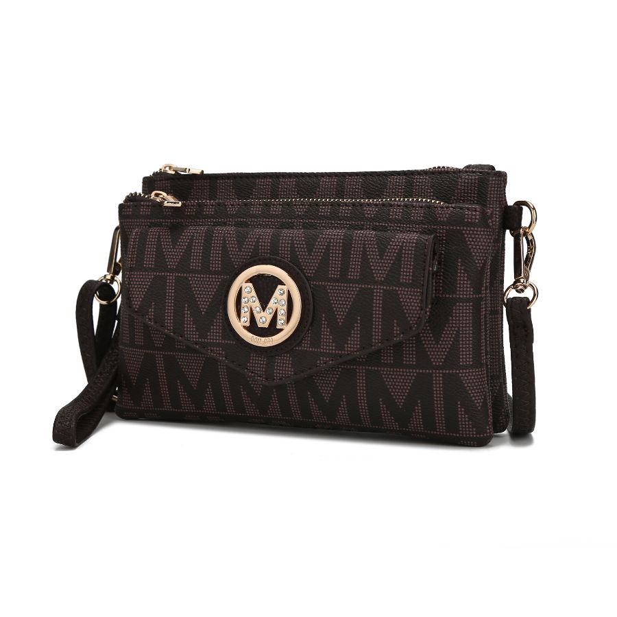 Buy MKF COLLECTION BY MIA K. Siena M Signature Tote Handbag - Brown At 54%  Off