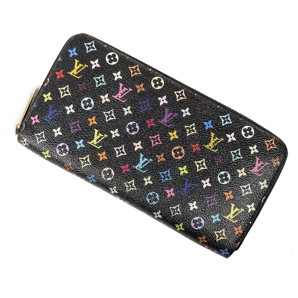 Louis Vuitton, Bags, Louis Vuitton X Takashi Murakami Multicolore Zippy  Wallet