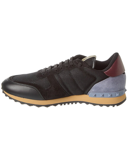 Valentino Leather & Mesh Sneaker | Shop Premium Outlets