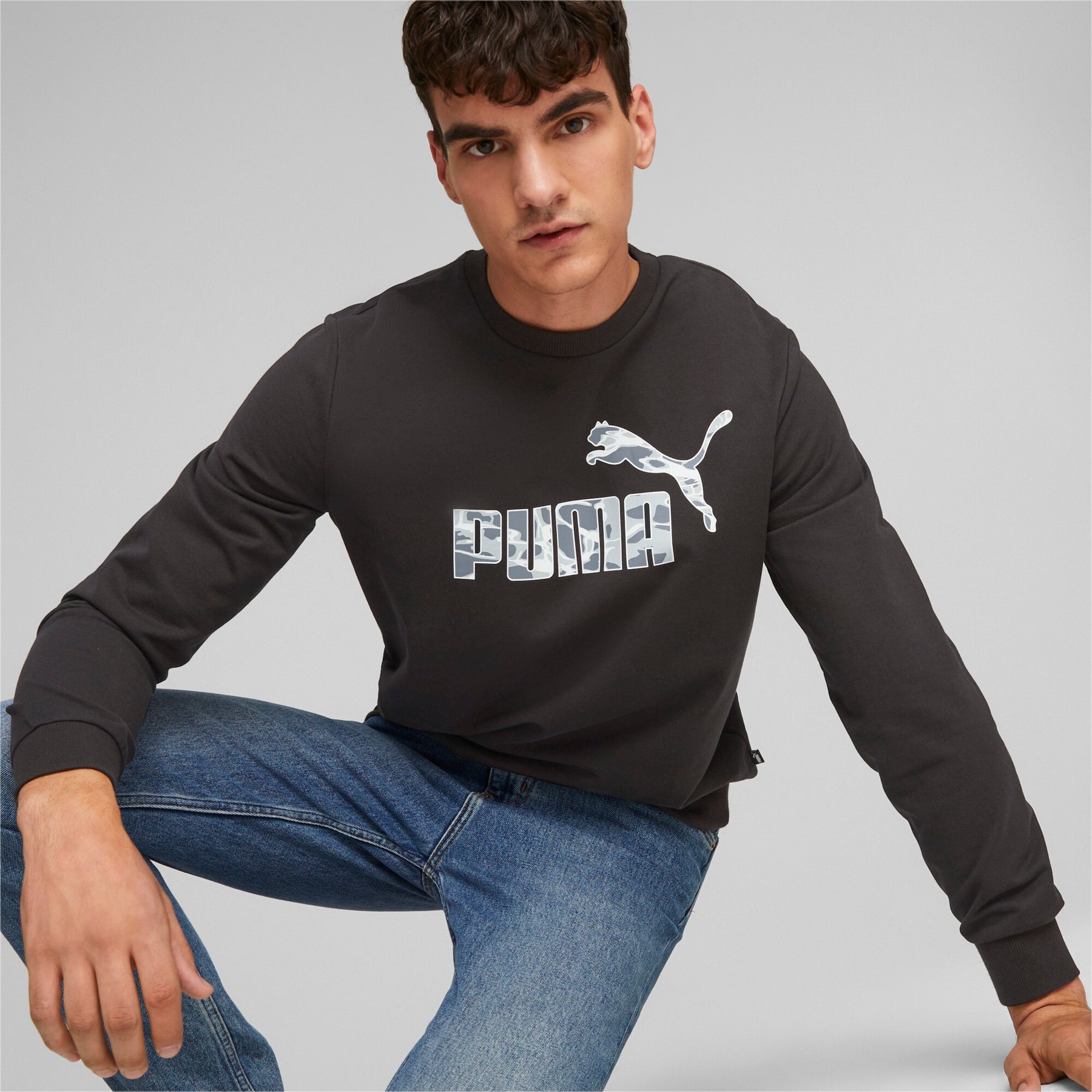 Puma Men's Summer Splash Crew Neck Sweatshirt | Shop Premium Outlets
