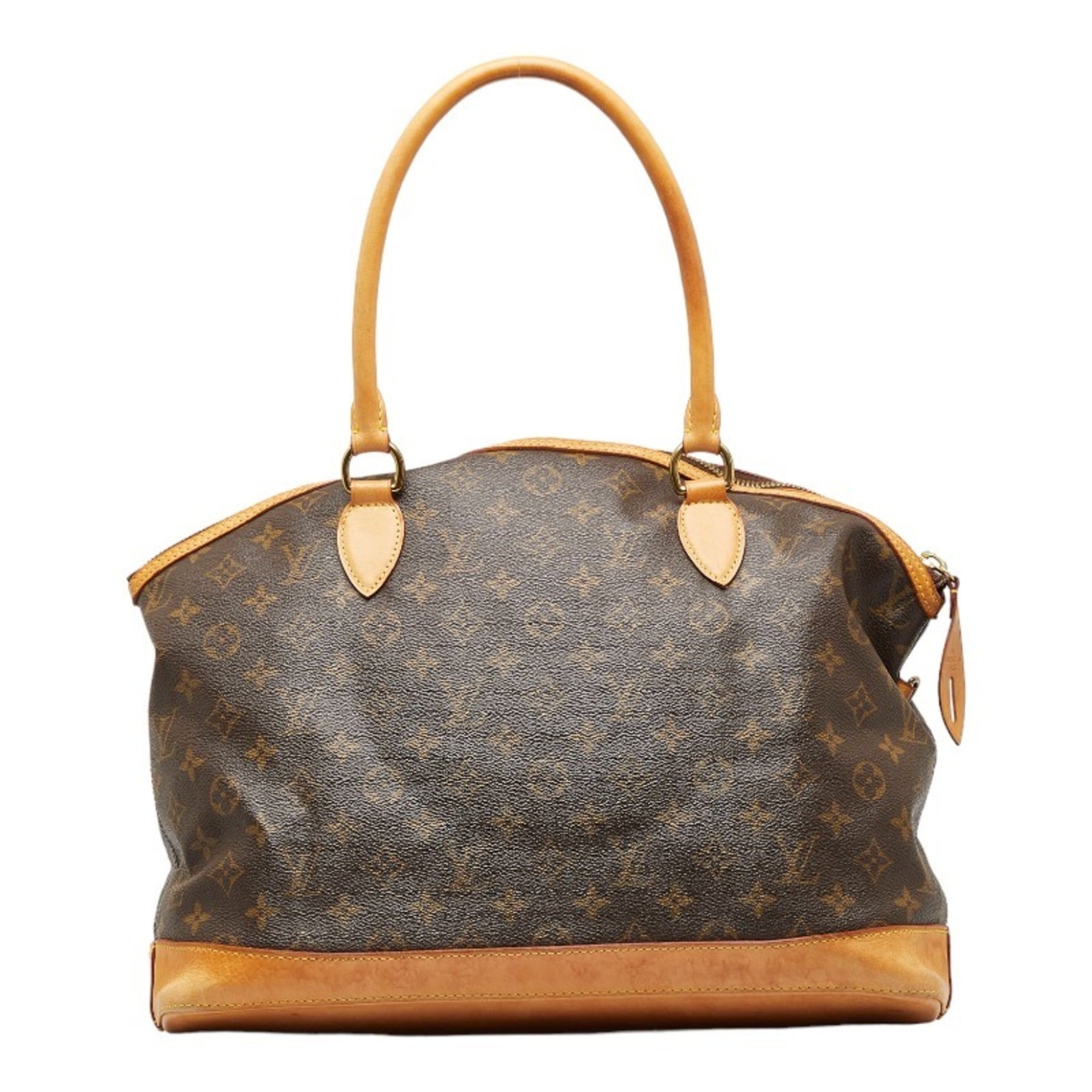 Louis Vuitton Lockit Shoulder Bag Brown Canvas/Leather for sale online