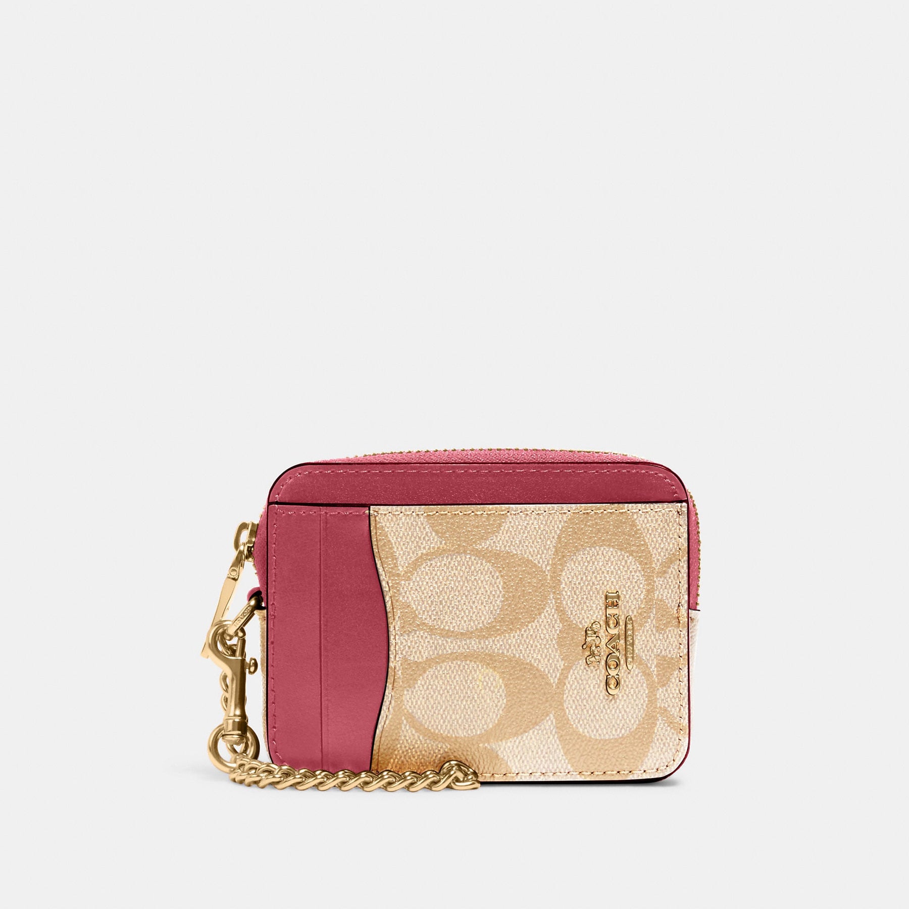 Leather wallet Coach Red in Leather - 30271955