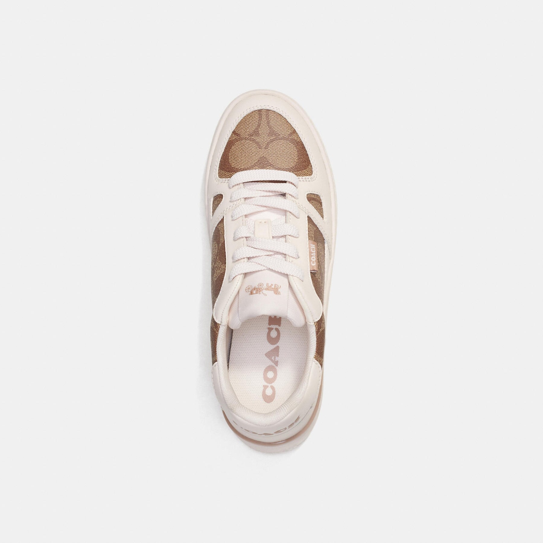 Coach Outlet Clip Court Low Top Sneaker In Signature Canvas