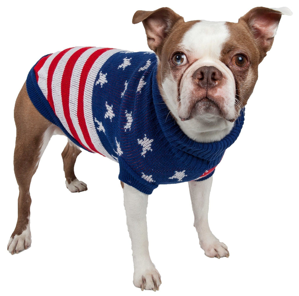 Touchdog Modress Fashion Designer Dog Sweater Dress, Brown, Medium