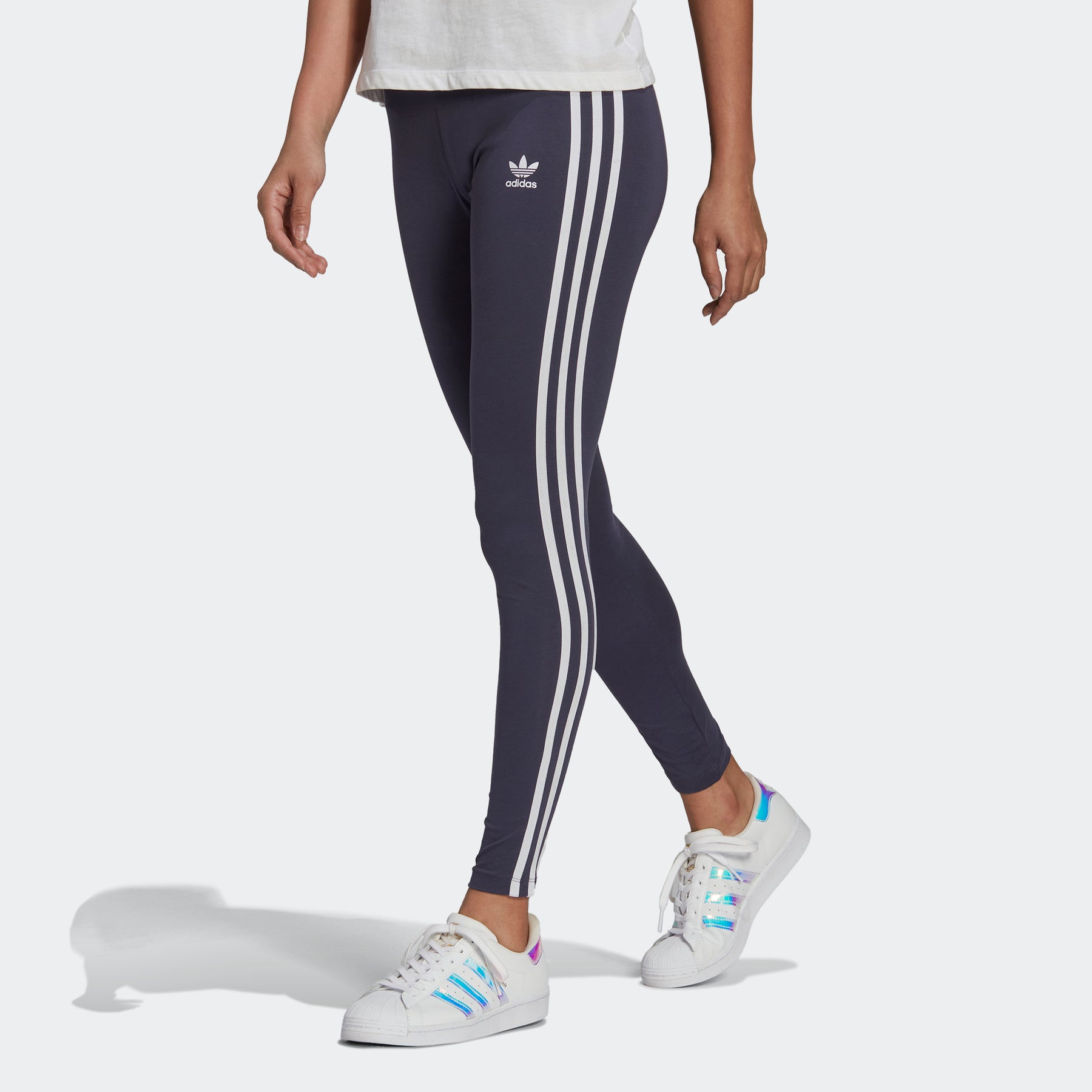 NEW Adidas Originals XL Women's Adicolor Classics 3-Stripes Tights