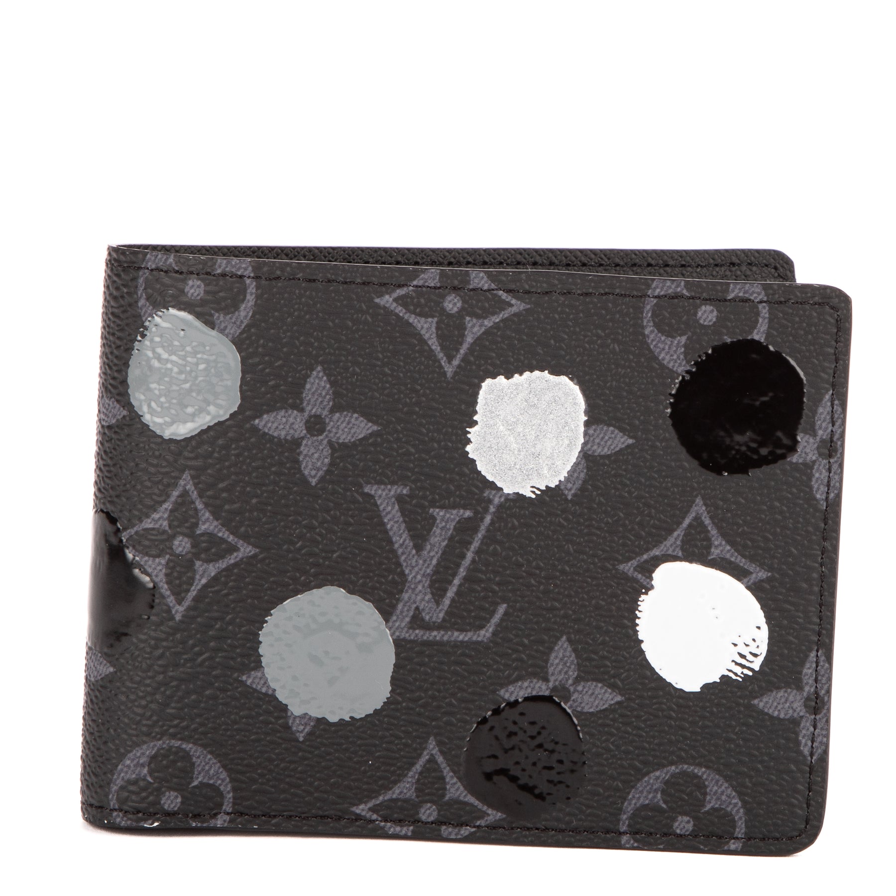 Louis Vuitton Coin Card Holder Yayoi Kusama Painted Dots Monogram