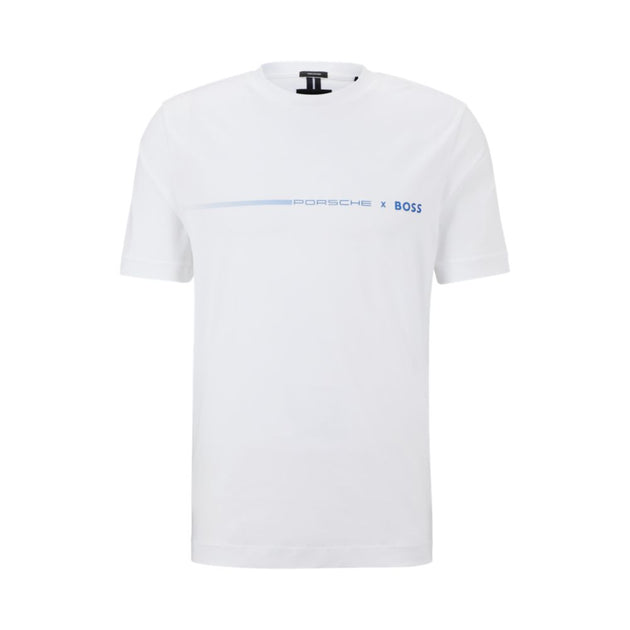 BOSS Porsche X Mercerized-cotton T-shirt With Exclusive Branding | Shop ...