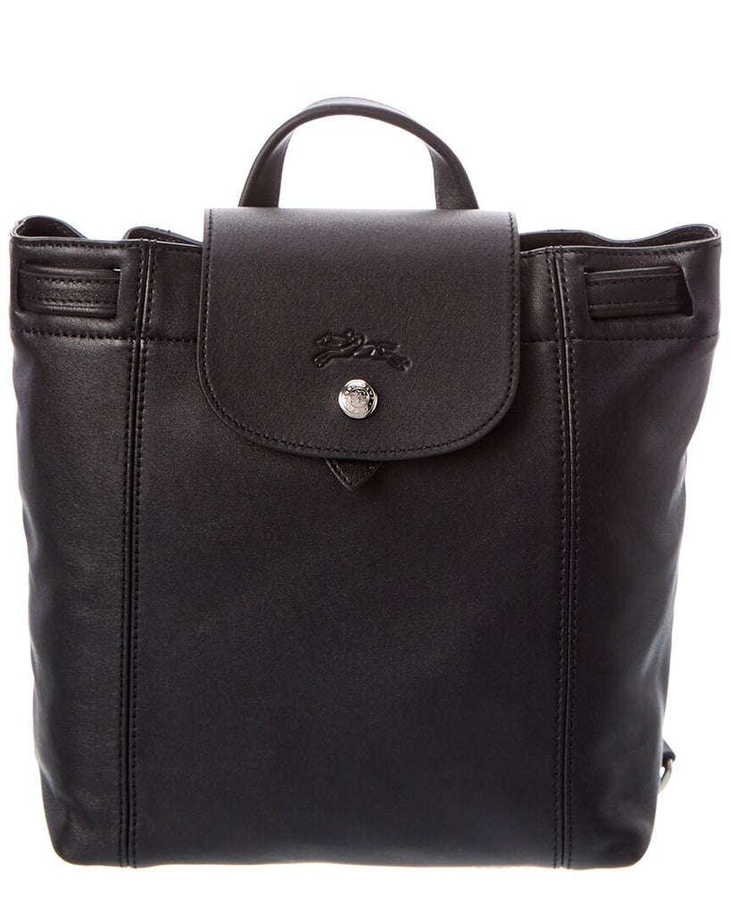 Longchamp Black Le Pliage Cuir Extra Small Leather Backpack, Best Price  and Reviews