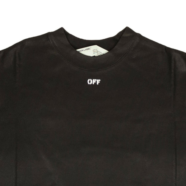 Off-White Black Tomboy Logo T-Shirt | Shop Premium Outlets