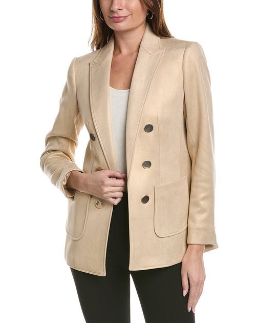 Anne Klein Double Breasted Jacket | Shop Premium Outlets