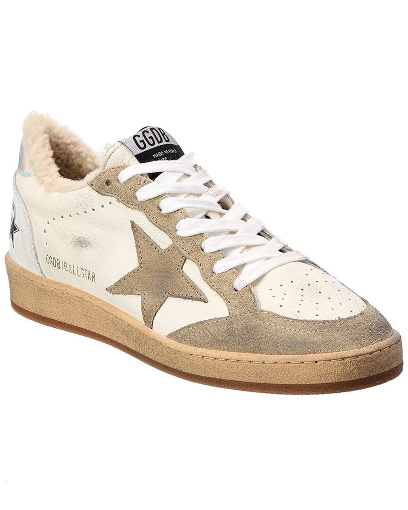 Golden Goose Ballstar Leather & Suede Sneaker | Shop Premium Outlets