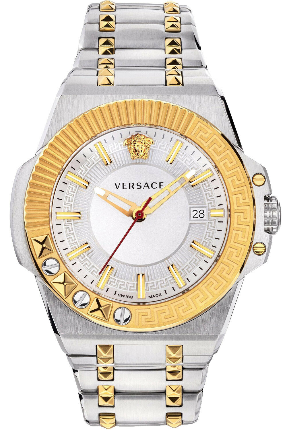 Versace Men's Chain Reaction 45mm Quartz Watch