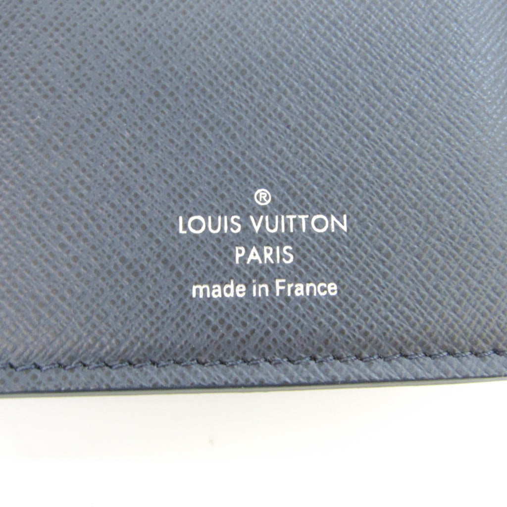 LOUIS VUITTON LOUIS VUITTON Portefeuille Brazza Folded purse M81153 leather  Orange Used unisex M81153