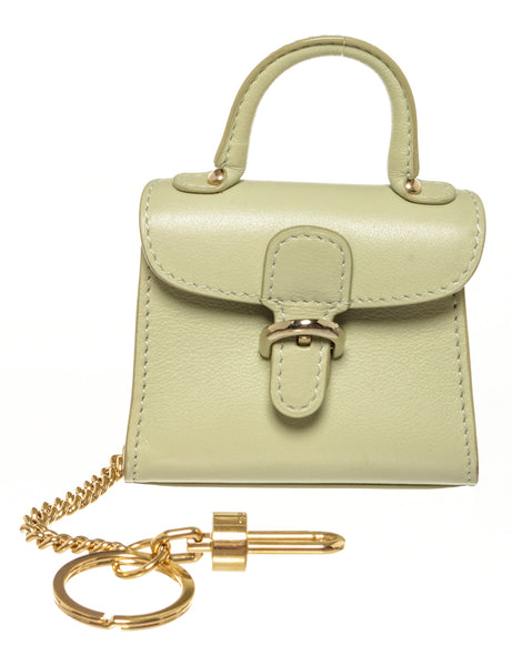 Delvaux Brillant Leather Bag Charm Key Ring