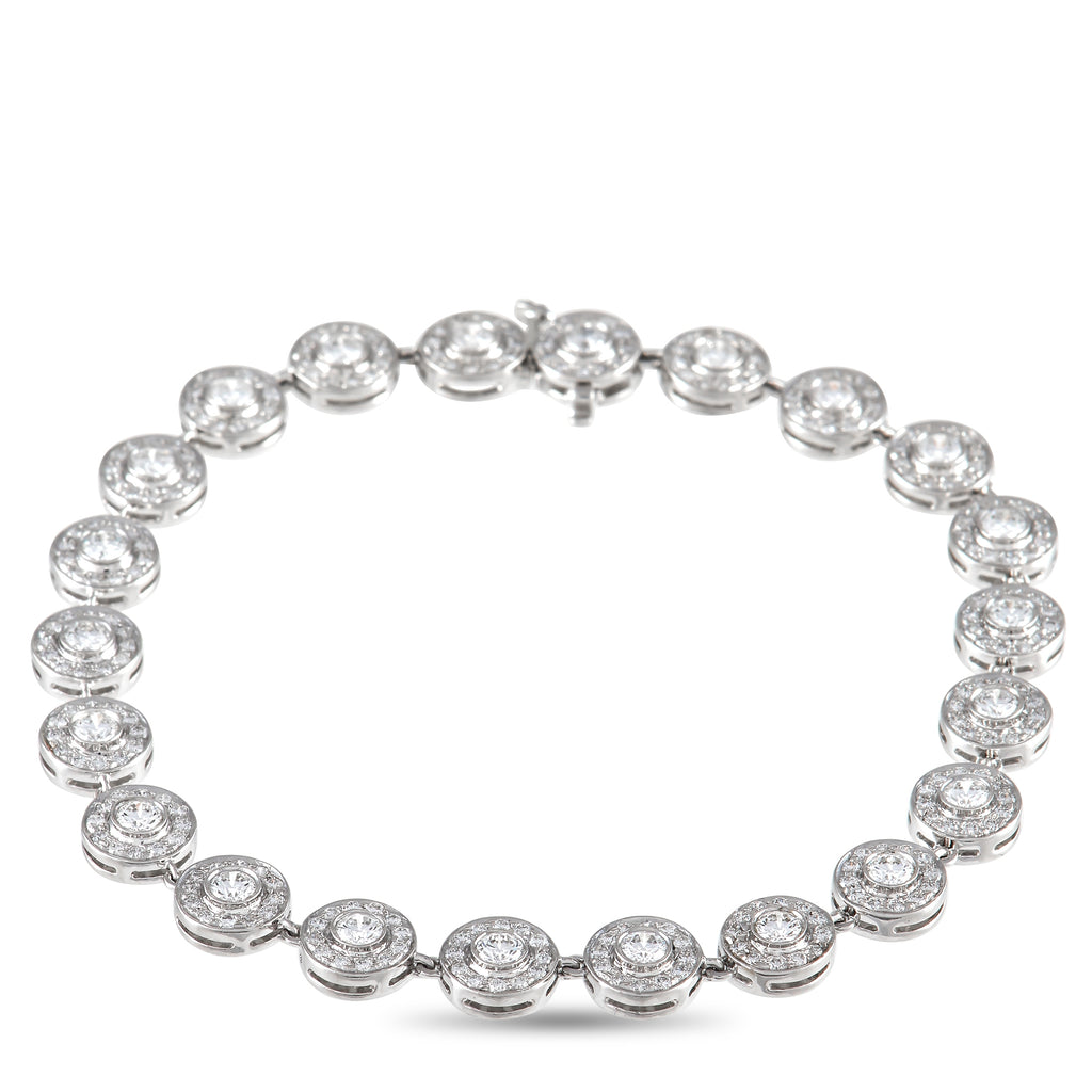 Circlet Platinum 6.44 ct Diamond Necklace