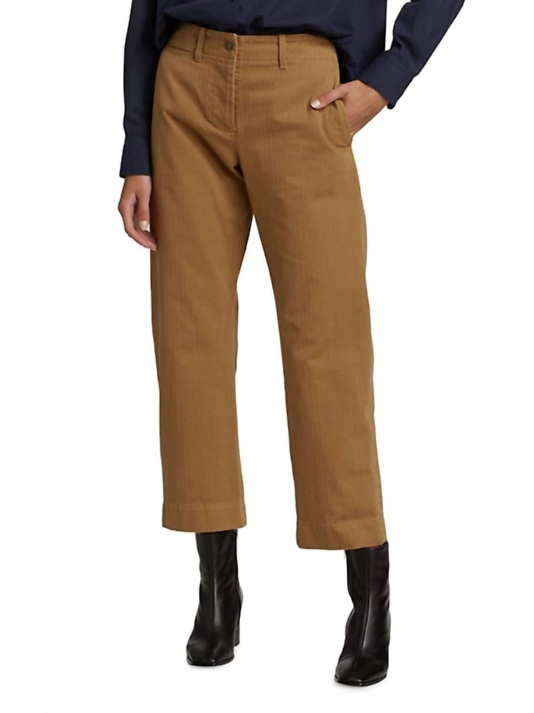 Nili Lotan Tomboy Pant in Camel