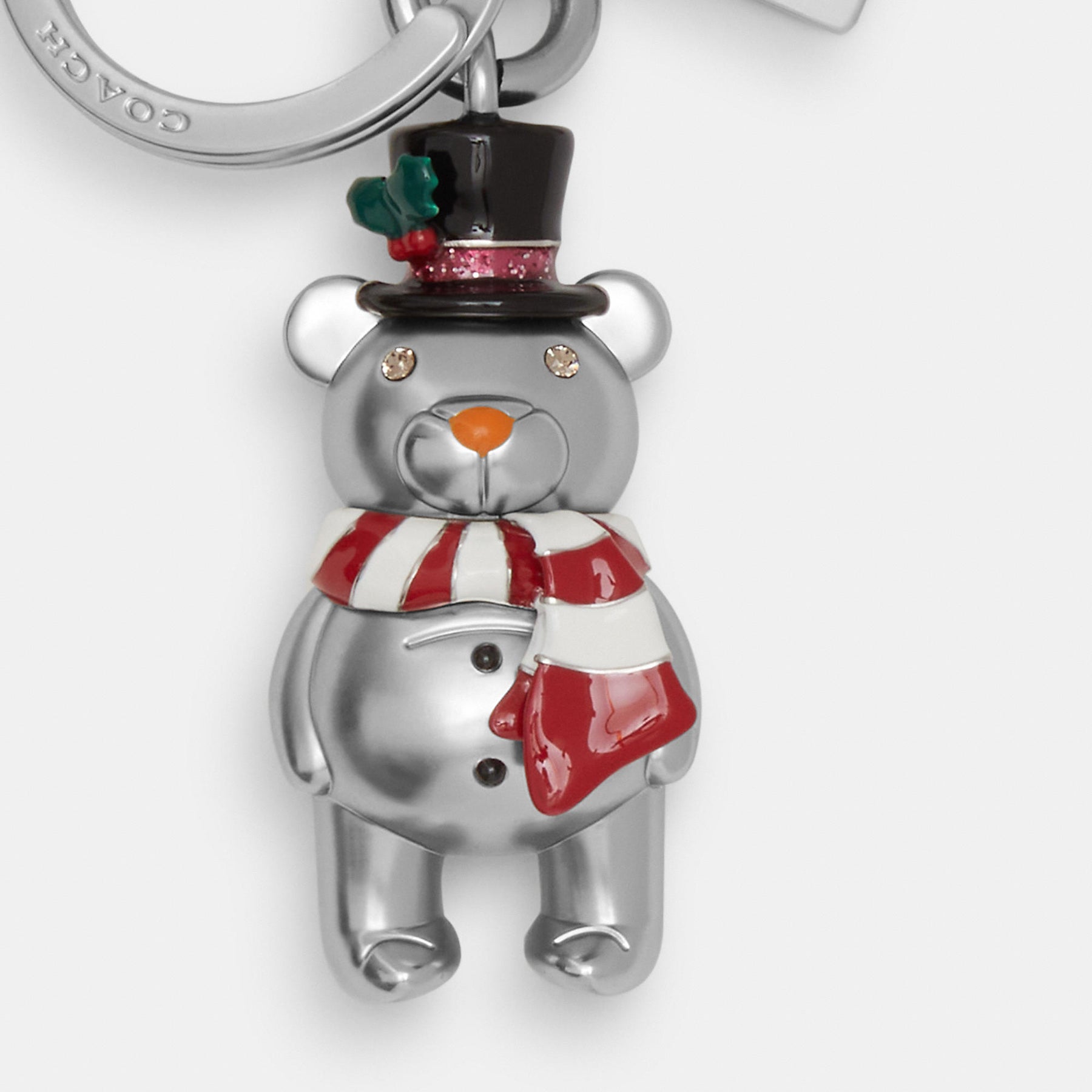 COACH®  Snowman Bear Bag Charm