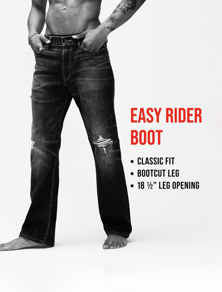 Lucky Brand Men's Easy Rider Bootcut Hemp Jean