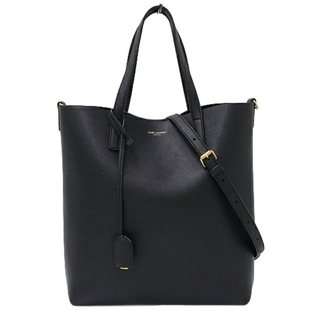 Preloved Saint Laurent Cabas Black Leather 2 Way Medium Bag 3112225209 –  KimmieBBags LLC