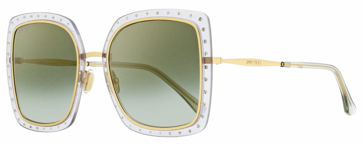 Jimmy Choo Women's Square Sunglasses Dany Ft3fq Gray/gold 56mm