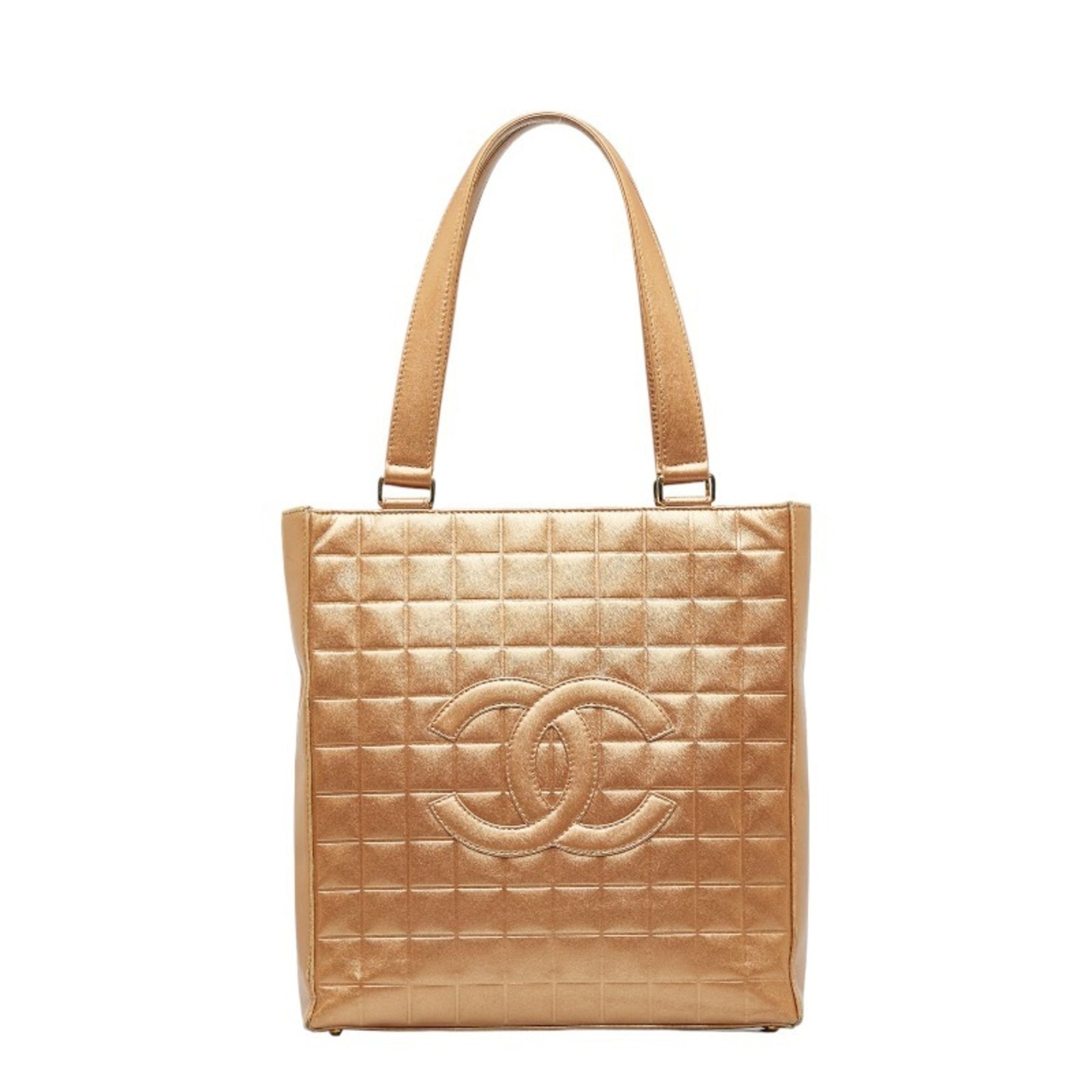 Chanel Coco Mark Leather Tote Bag (pre-owned)