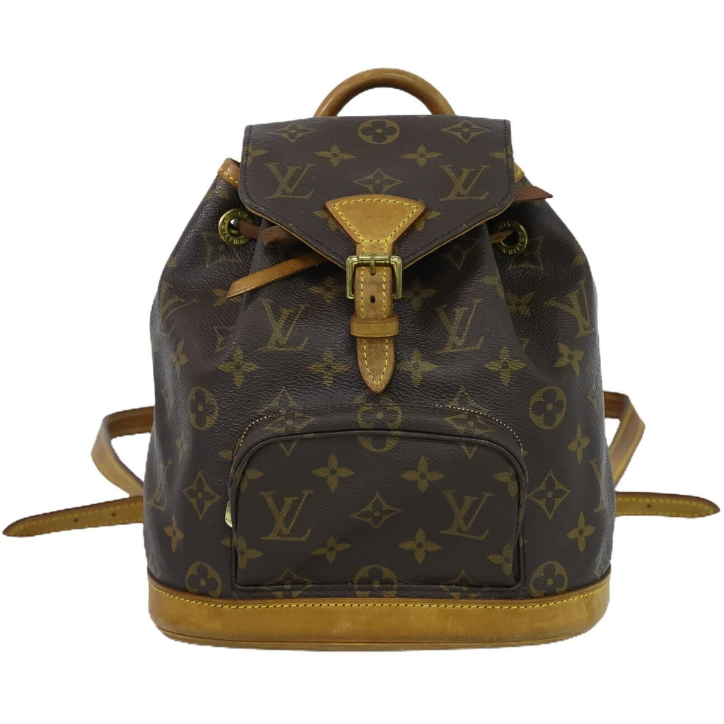 Louis Vuitton Montsouris Canvas Backpack Bag (Pre-Owned) - Brown
