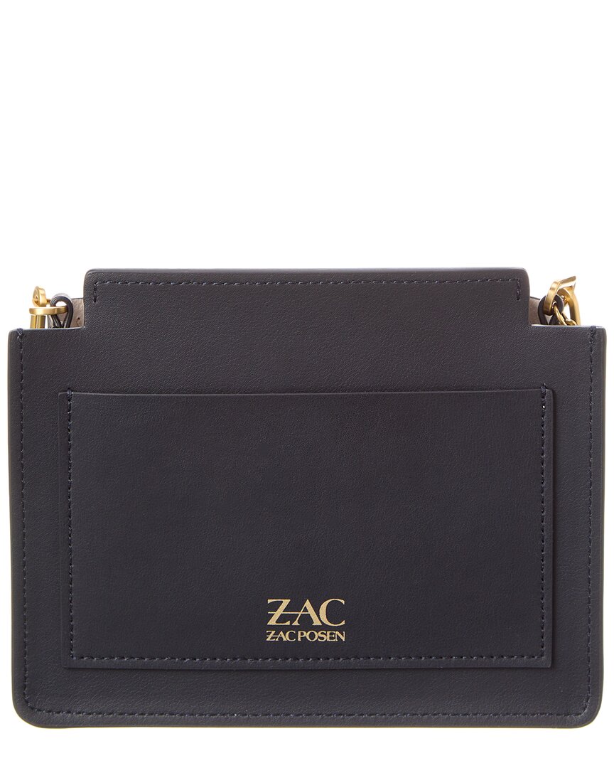 Zac Zac Posen Women's Earthette Leather Wallet on Chain - Dark Purple
