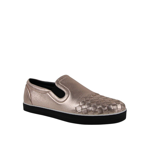 Bottega Veneta Women's Intrecciato Leather Slip On Shoe | Shop Premium ...