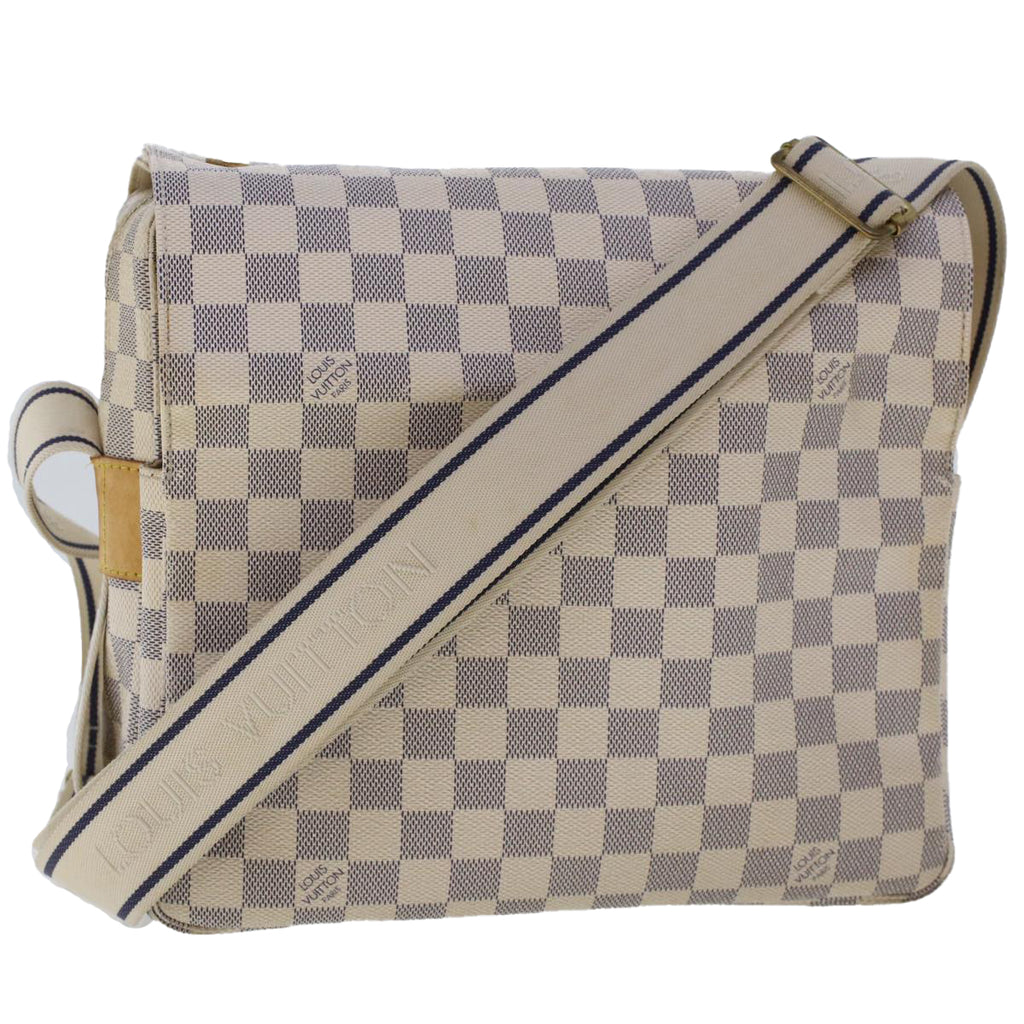 Louis Vuitton Naviglio Canvas Shoulder Bag (pre-owned) in Natural