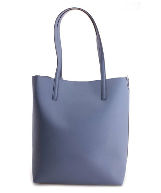 MICHAEL KORS Hayley Leather Tote Bag In Denim/pale Blue