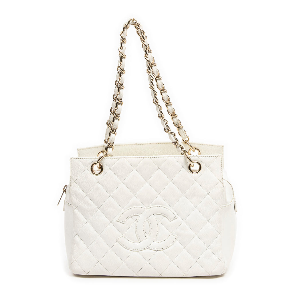 Chanel Vintage Half Moon Two Tone Chain Flap