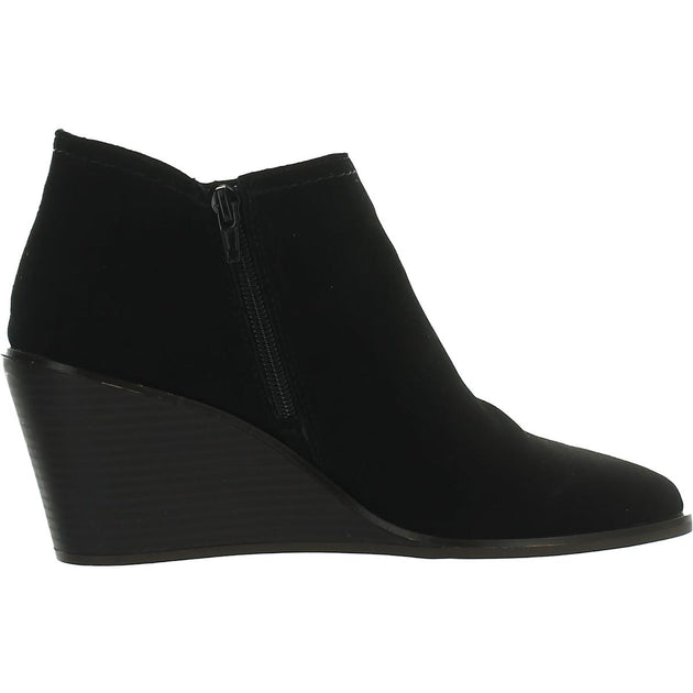 Lucky Brand Macawi Womens Suede Casual Wedge Boots | Shop Premium Outlets