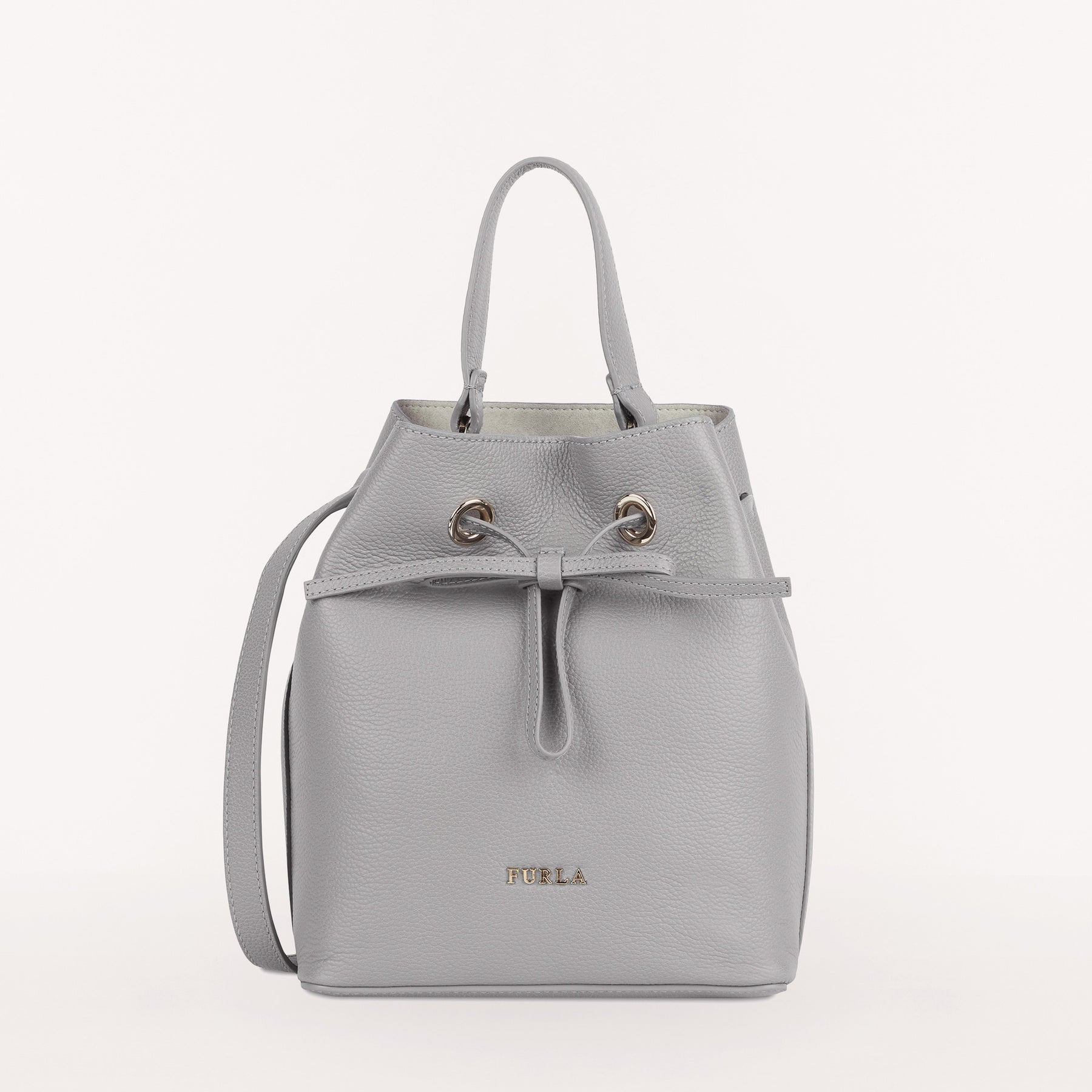 Furla Miastella Fringe Suede & Leather Bucket Bag