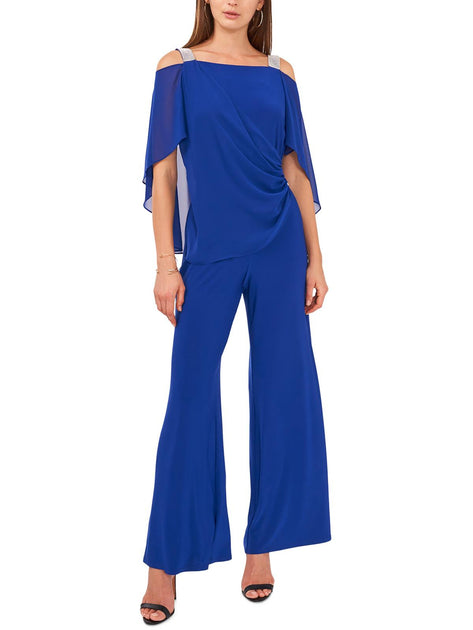 MSK Womens Embellished Side-Drapey Jumpsuit | Shop Premium Outlets