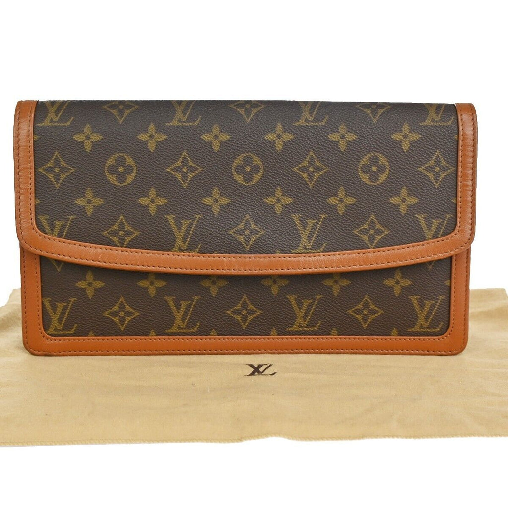 Louis Vuitton Pochette Dame Canvas Clutch Bag (pre-owned)