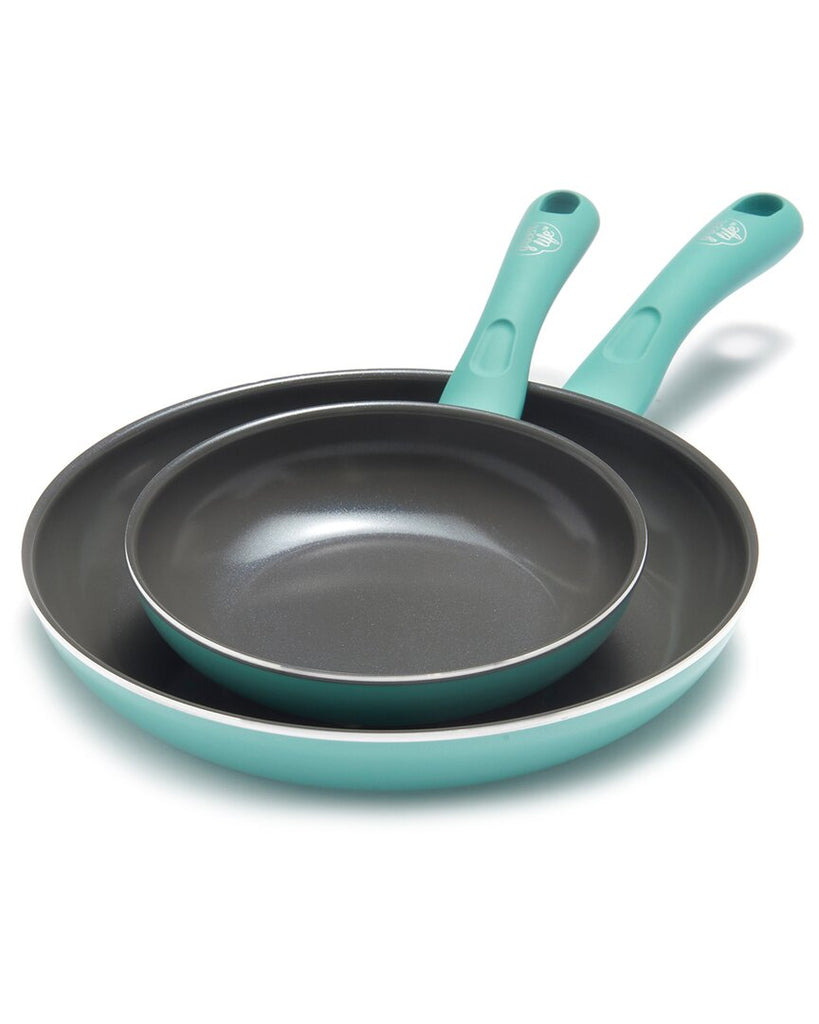 GreenLife 12 Ceramic Non-Stick Open Frypan Turquoise