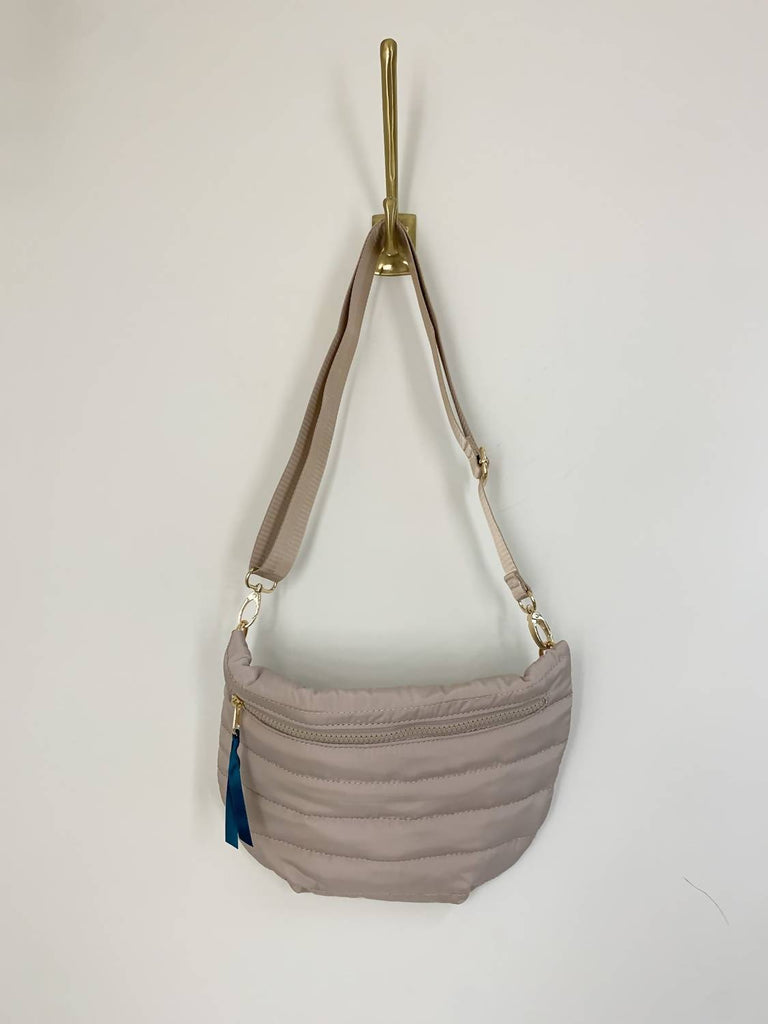 Lindsey Carbon | Quilted Bucket Bag