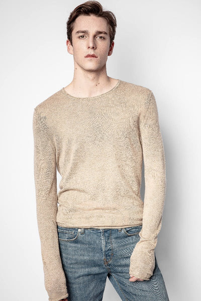 J.Crew: Cashmere Herringbone Jacquard Crewneck Sweater For Men