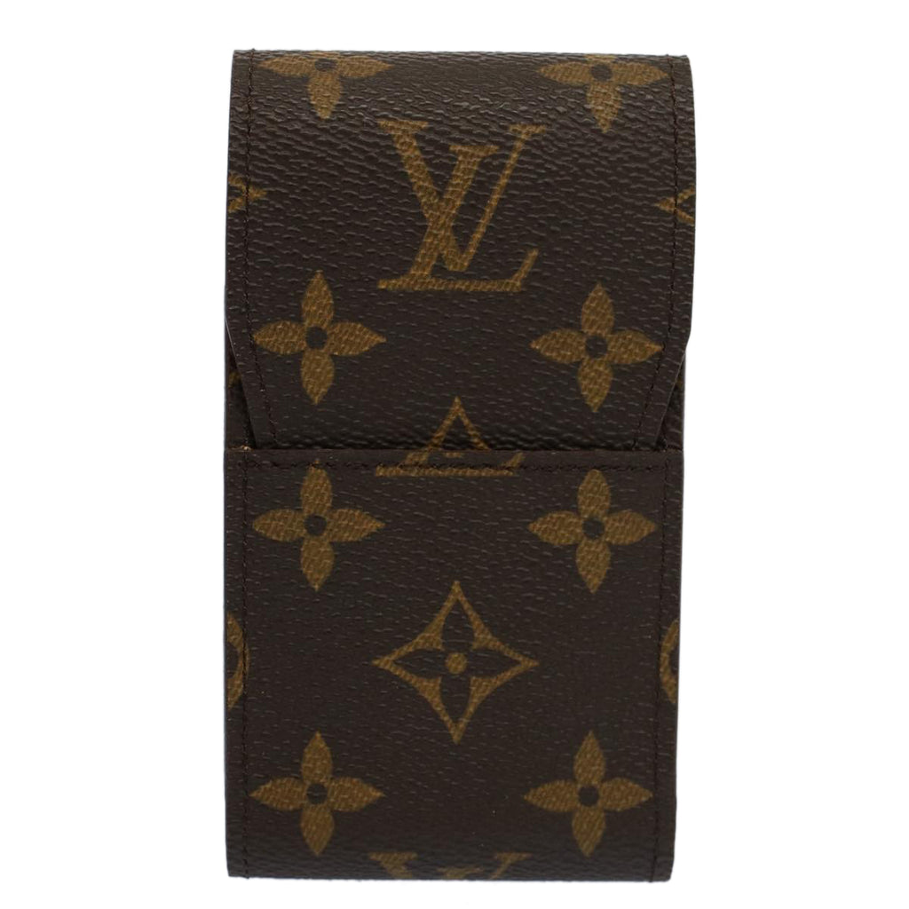 Louis Vuitton Enveloppe Carte De Visite Red Leather Wallet (Pre-Owned)