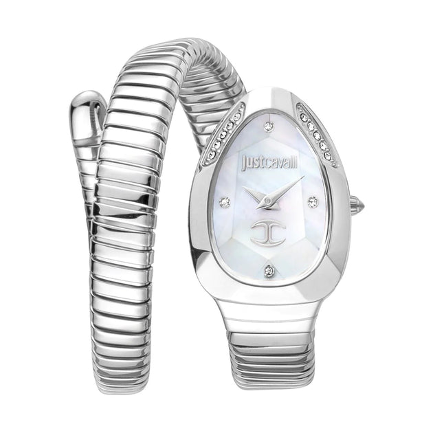 Just Cavalli Women's Glam Snake Mother Of Pearl Dial Watch | Shop ...